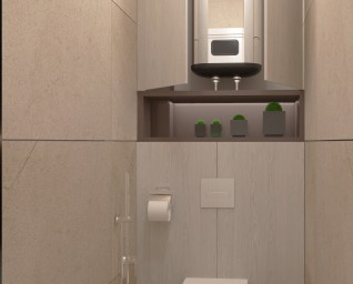 дизайн квартиры 58 кв м ЖК Авиатор 29