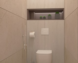 дизайн квартиры 58 кв м ЖК Авиатор 27