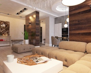 Дизайн 2х комнатной квартиры 80 кв.м ЖК Царицыно г.Саратов 2