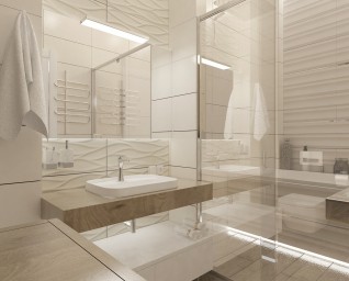 дизайн ванной комнаты (совмещенный санузел) 3