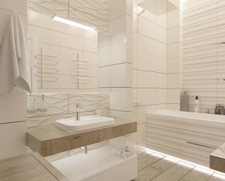 дизайн ванной комнаты (совмещенный санузел) 5